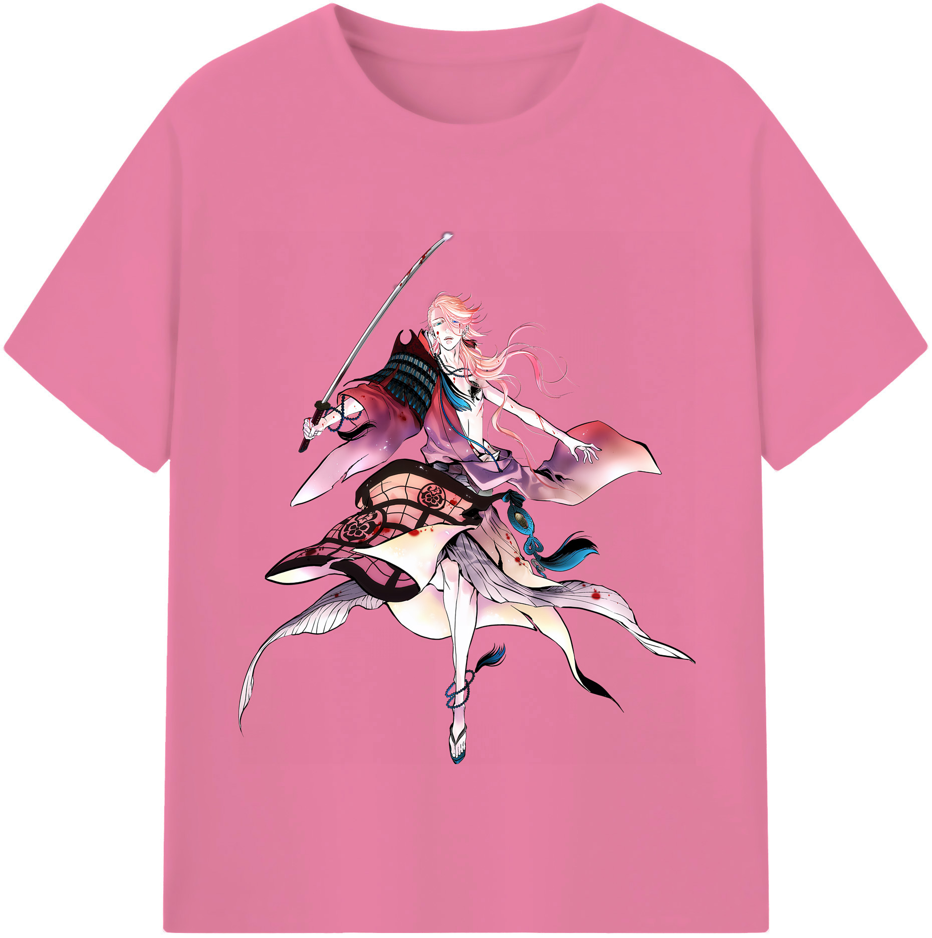 （画像用） 刀剣乱舞 Touken Ranbu 綿100％半袖Tシャツ（フロントプリント）